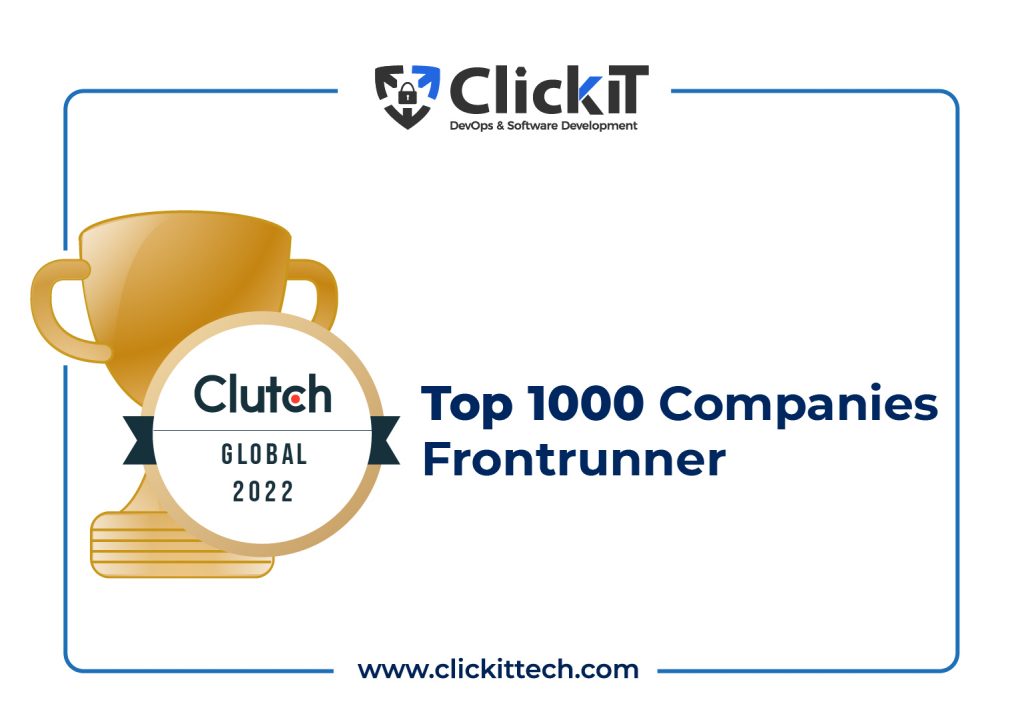 Clutch 1000 companies ClickIT top software development company