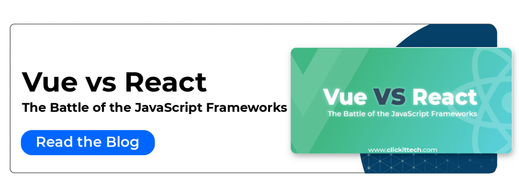 Vue vs React best web development frameworks vue vs react