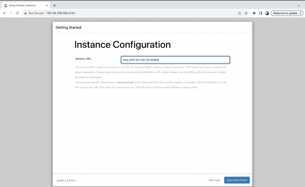 instance configuration
