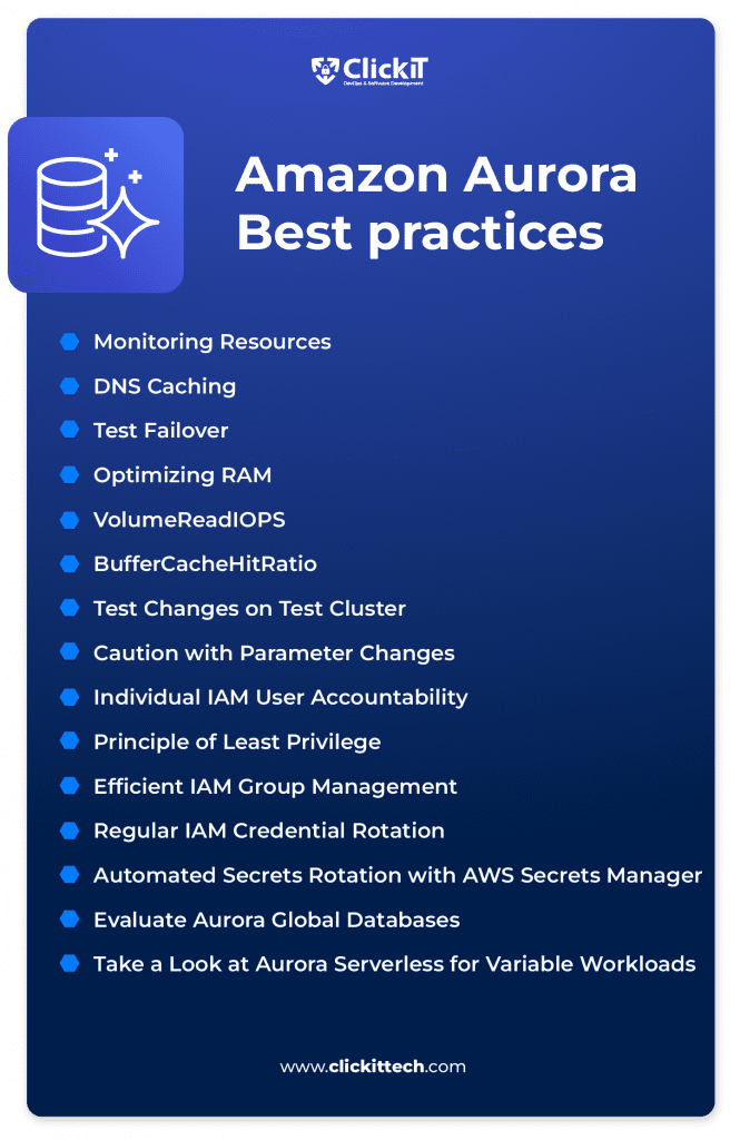 Amazon aurora best practices