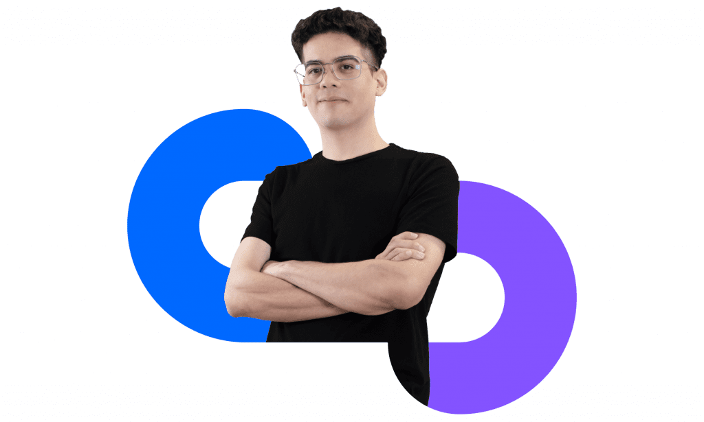 Logo ClickIT with engineer