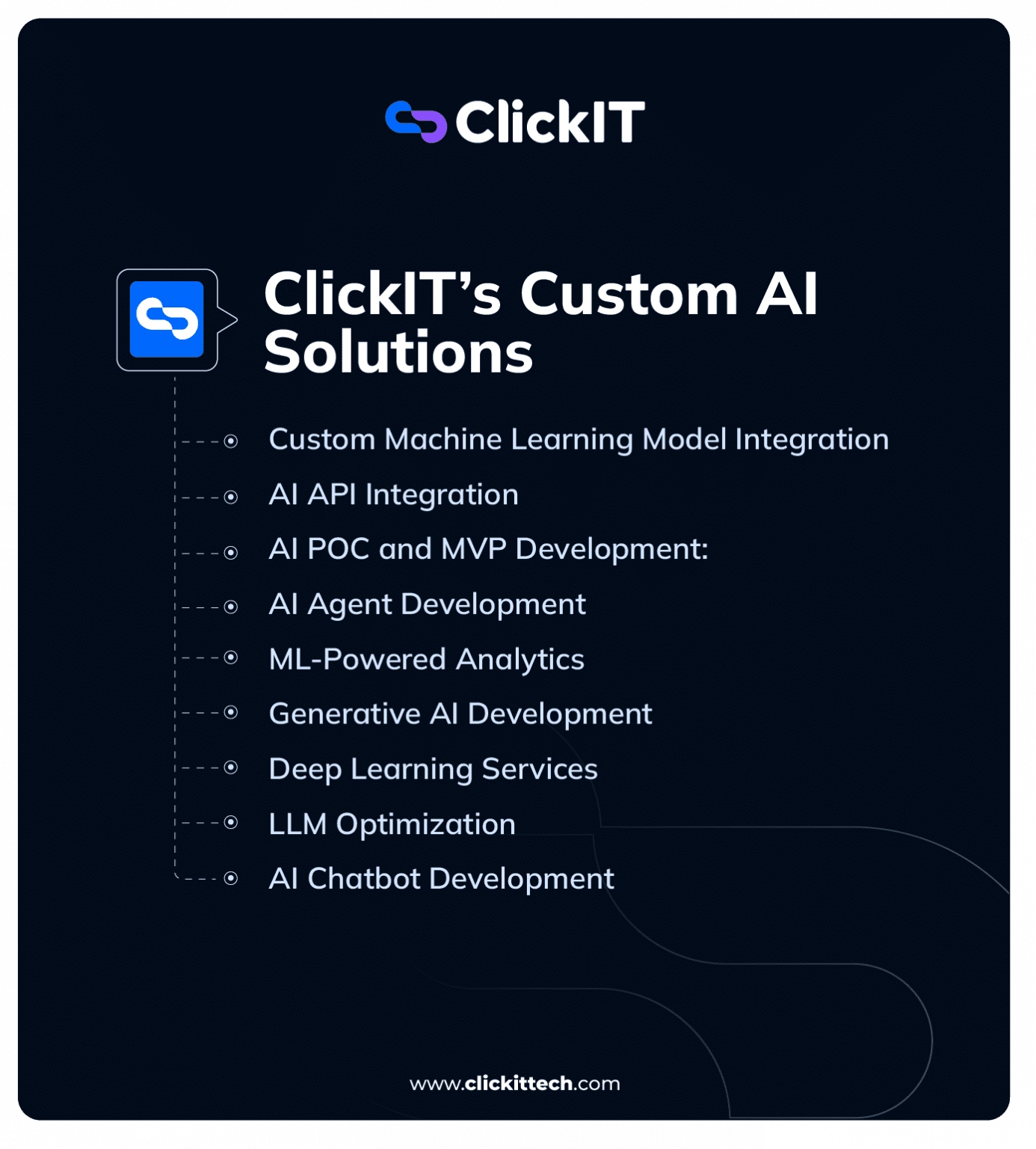 Custom AI Solutions for Your Business in 2026 | ClickIT