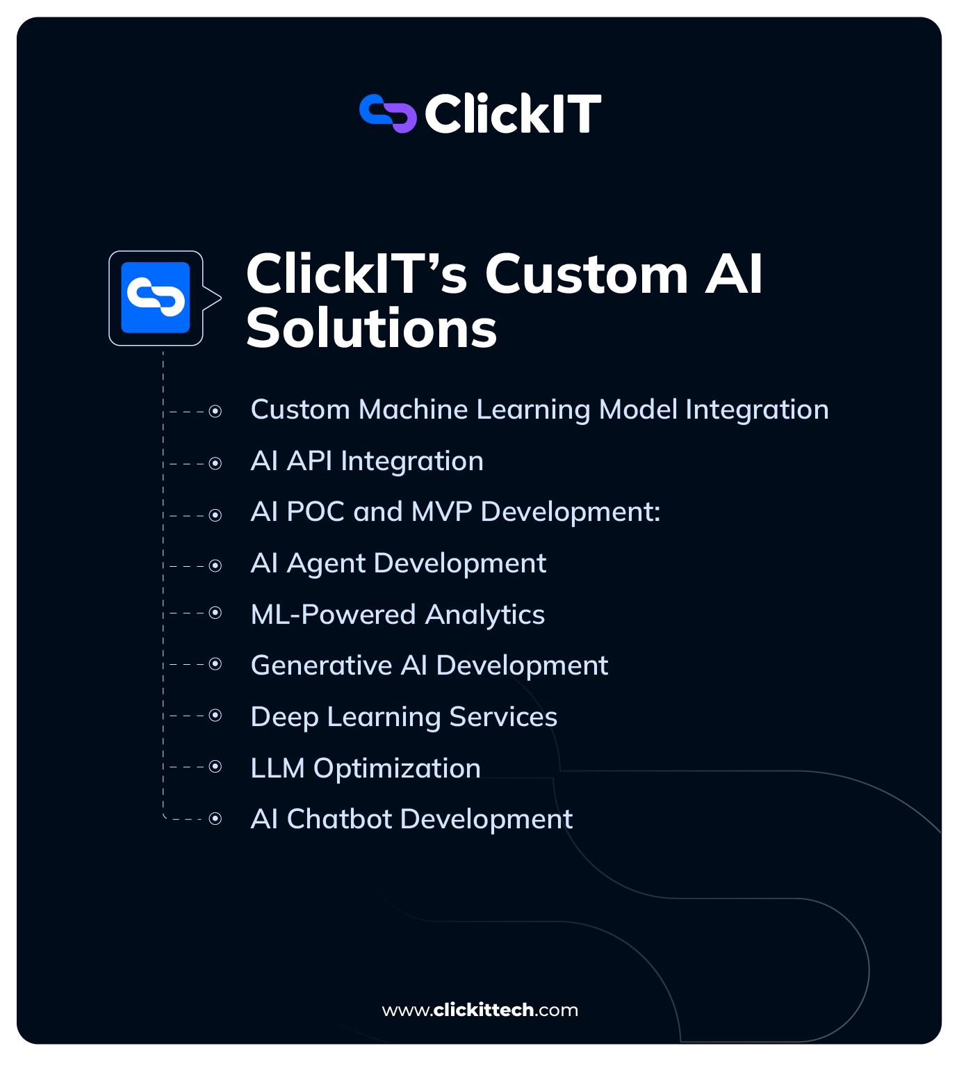 Custom AI Solutions for Your Business in 2026 | ClickIT