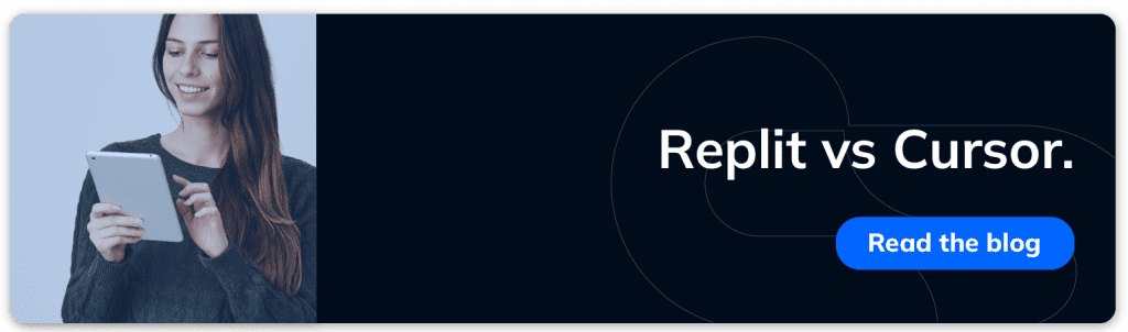 replit vs cursor blog by ClickIT