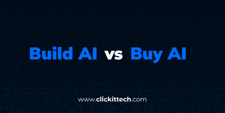 Build vs Buy AI blog by ClickIT