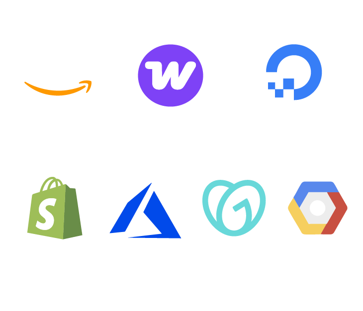 Icons Cloud Hosting Platforms