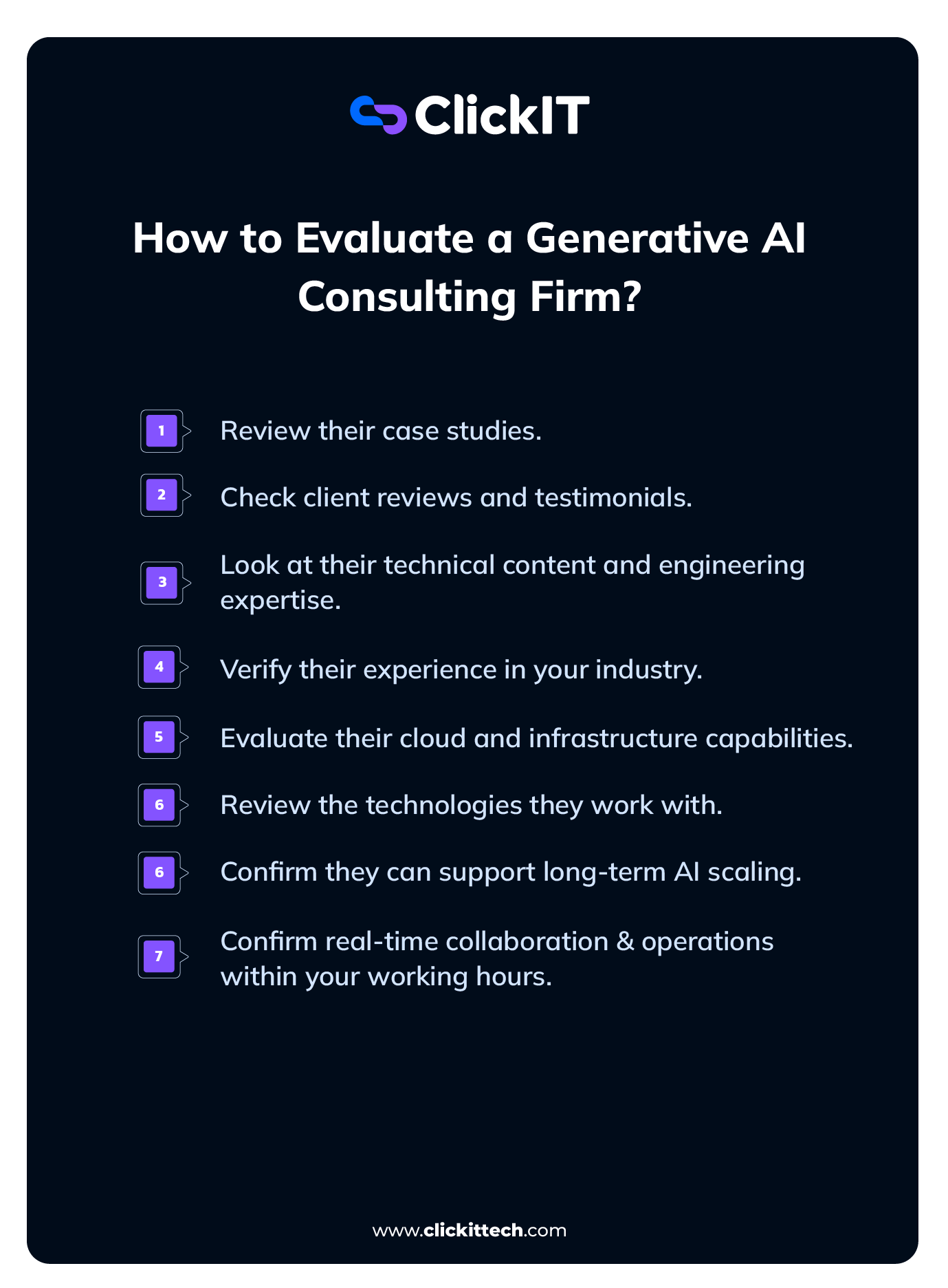 How to Evaluate a Generative AI Consulting Firm