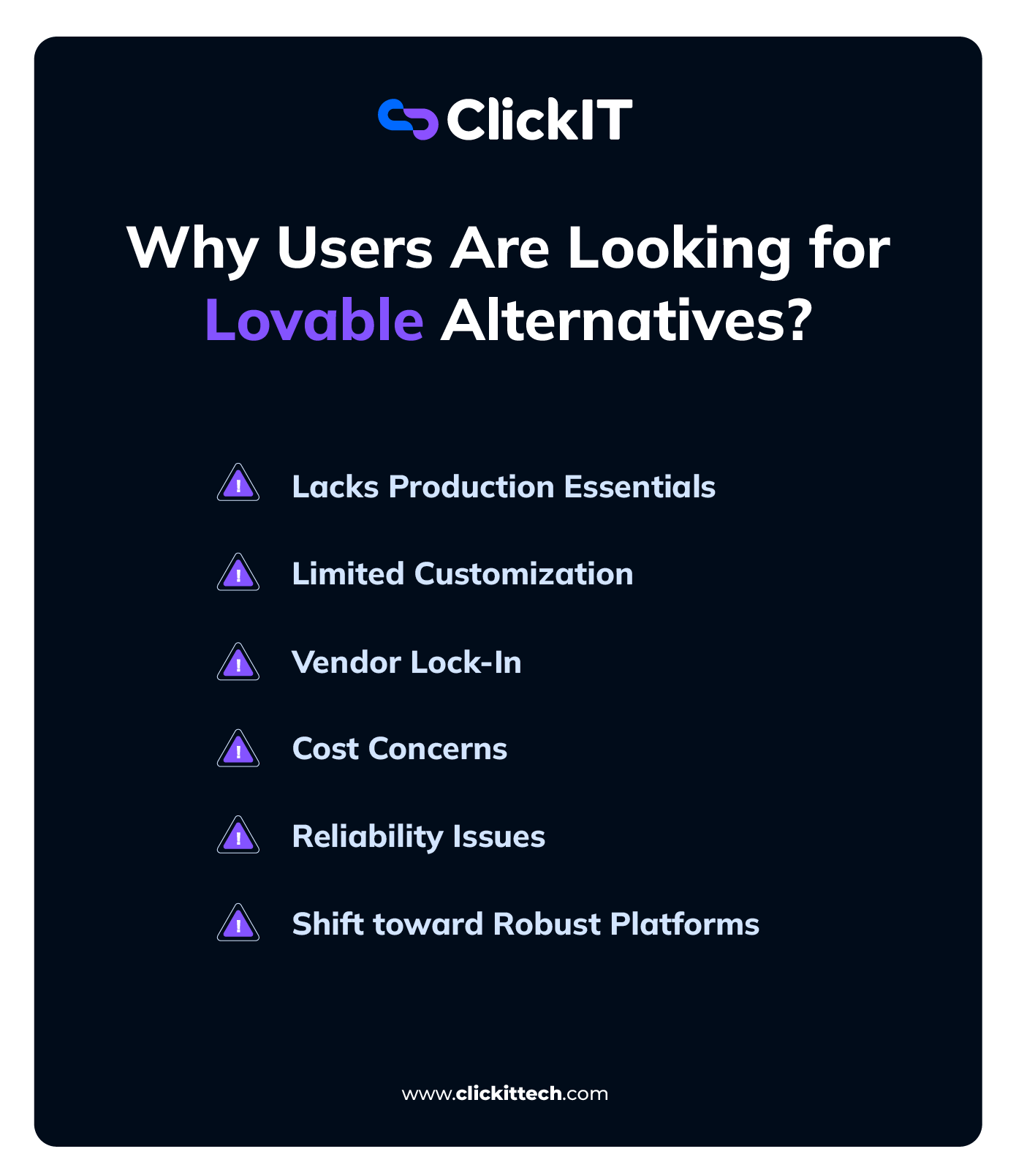 why users are looking for lovable alternatives