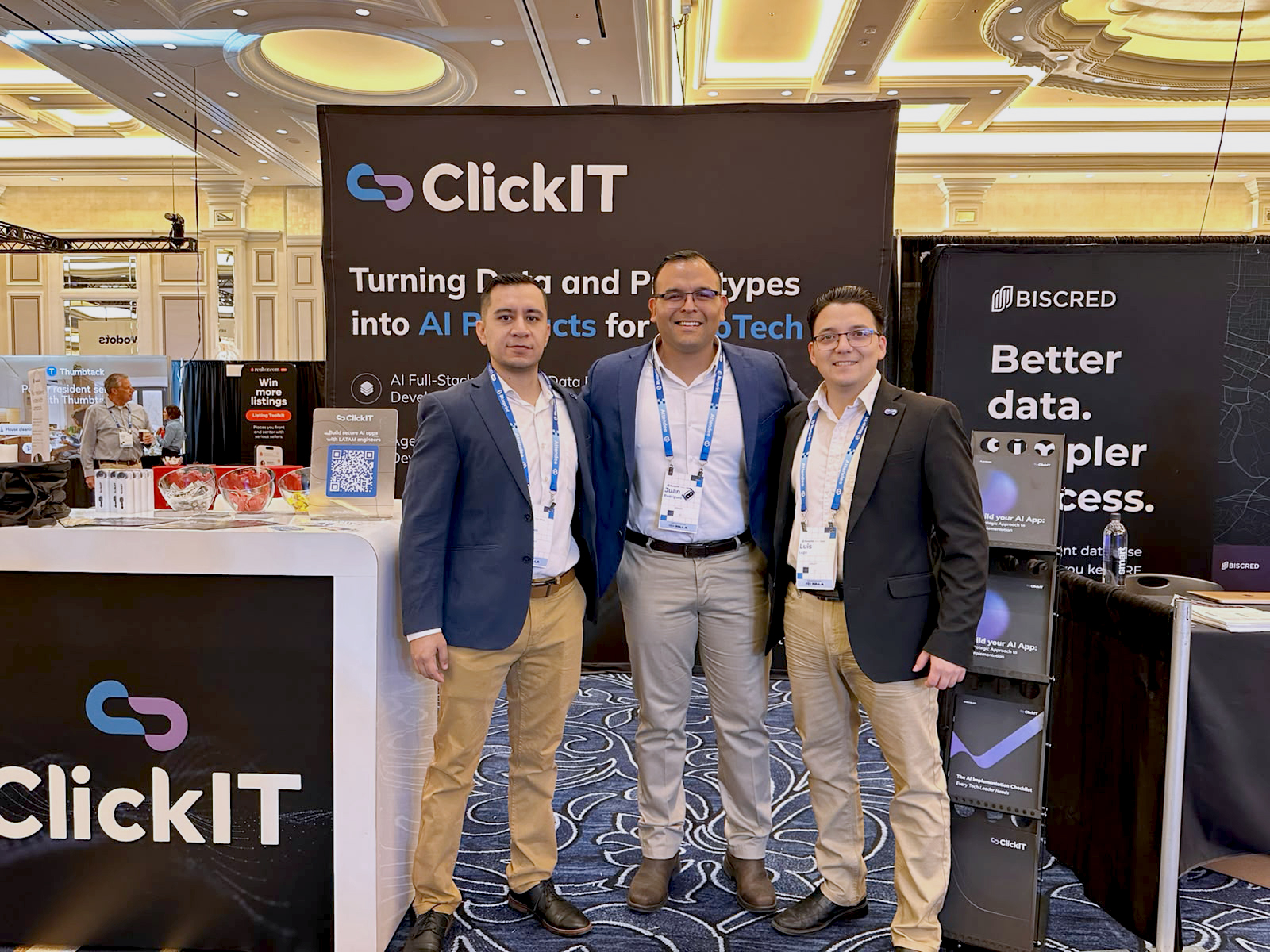 ClickIT at Blueprint 2026. Team Photo.